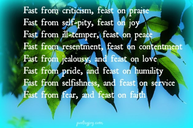 ash fast and feast - PJ