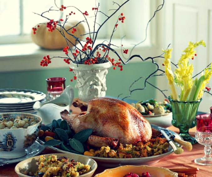 table - a place has been reserved for you - thanksgiving dinner @poetryjoy.com
