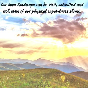 mantle - Our inner landscape quote (C)joylenton @poetryjoy.com