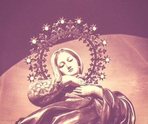 mantle - the virgin mary @poetryjoy.com