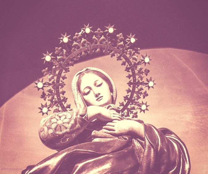 mantle - the virgin mary @poetryjoy.com