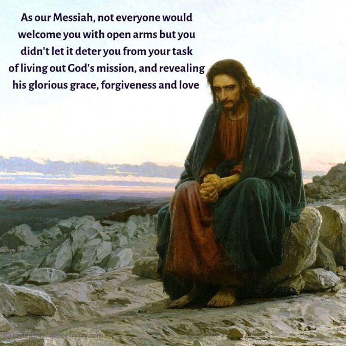 culture - countercultural poem excerpt - As our Messiah quote (C) joylenton @poetryjoy.com