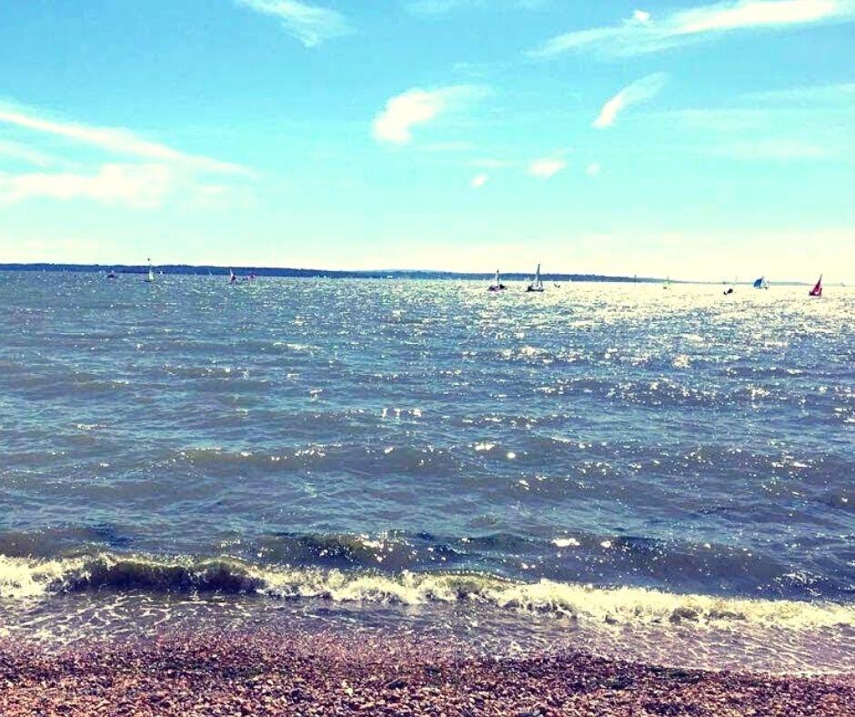 wave - beach - boots - sea - seeking to stay buoyant in life's choppy waters - (C) joylenton @poetryjoy.com